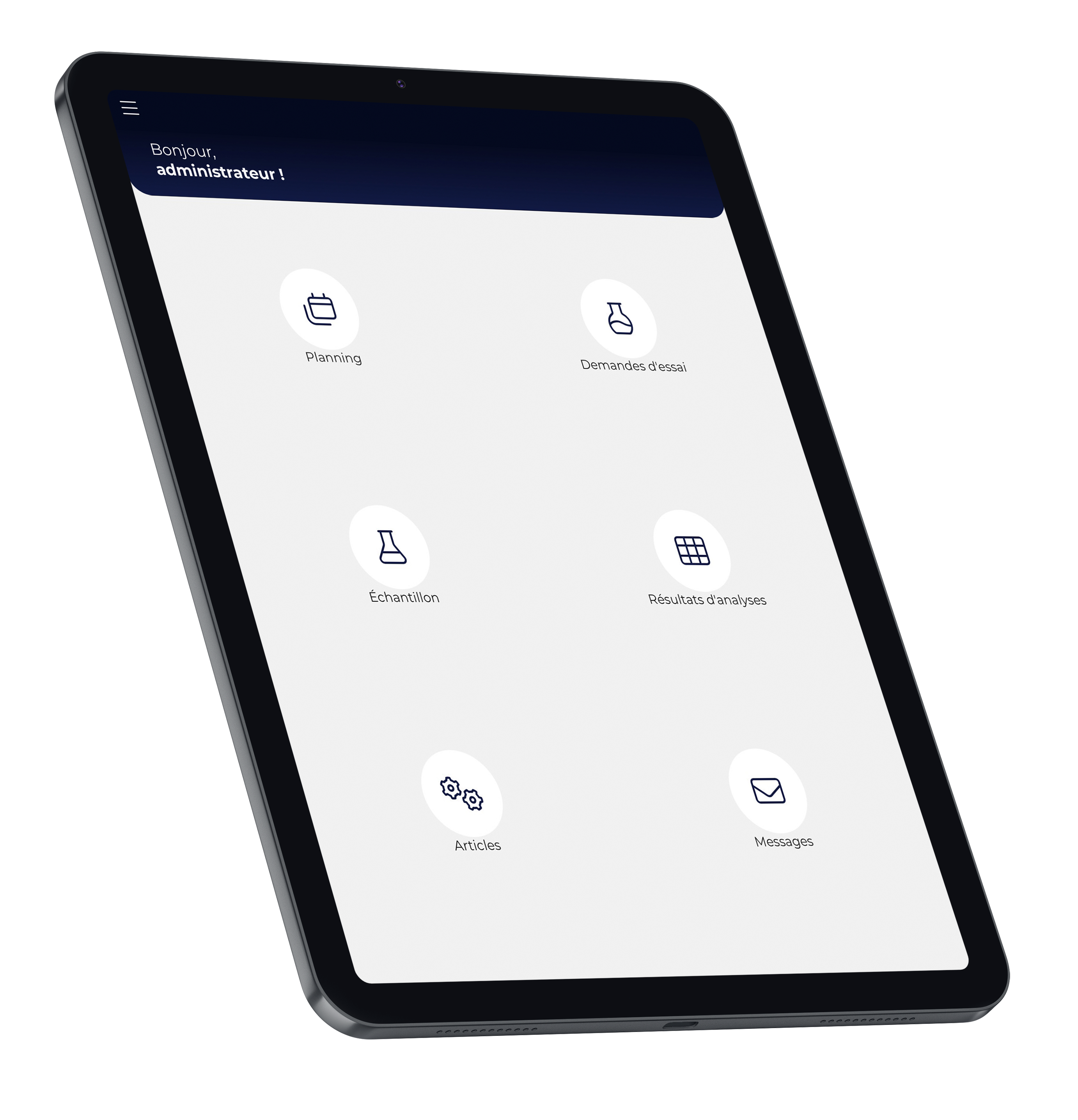screenshot of AQ Manager LIMS